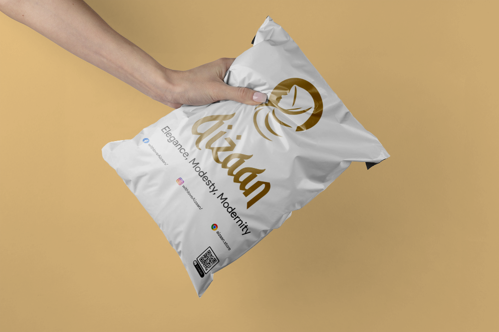 Aizaan Shipping Poly Mailer Design